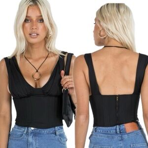 Lioness Black Tank Top